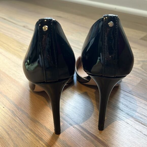 BCBGeneration “Lenny” Ombré Pink & Black Glitter Stiletto Heels - Picture 4 of 8